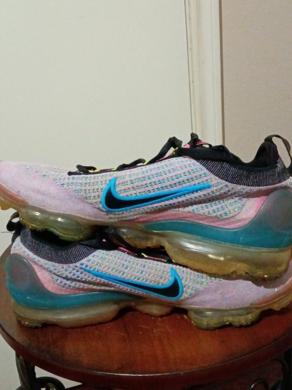Nike Air Vapormax 2021 Flyknit Next Nature Women's Size 9.5 Shoes DX3369-600 - Picture 13 of 14